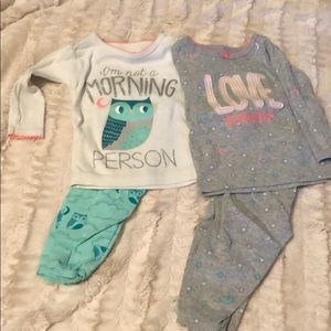 Set of Two Baby Girls Pajamas